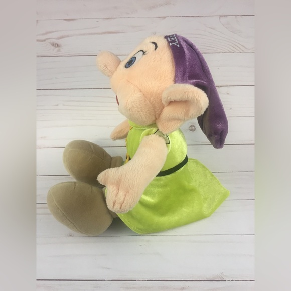 Dopey Dwarf Authentic Disney Store Exclusive Stuffed Plush Snow White Doll Toy - Picture 3 of 6